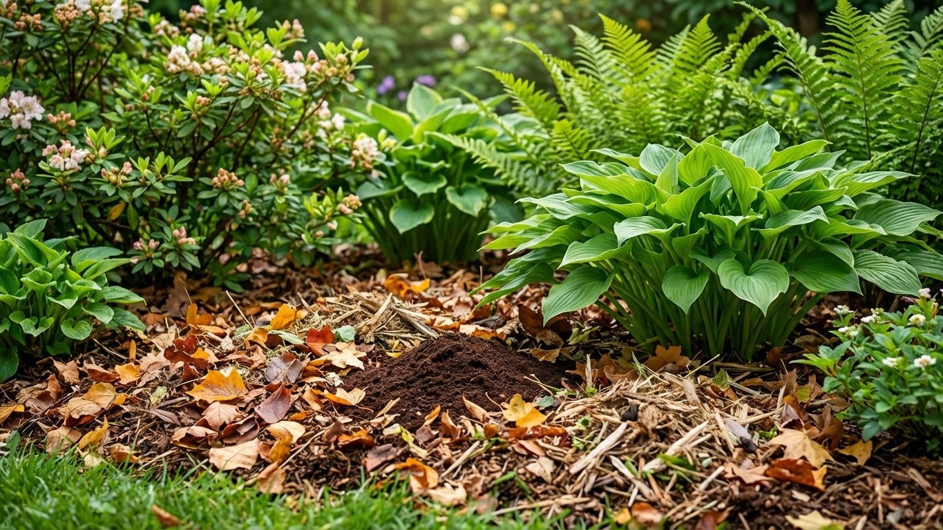 Vous jetez ces 5 déchets ménagers alors qu'ils feraient un paillage parfait pour vos massifs