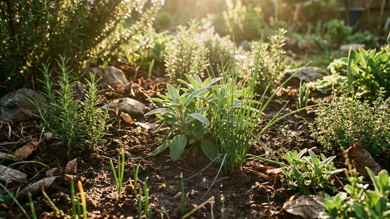 J'ai arrêté de racheter mes aromatiques chaque printemps : ces 5 variétés reviennent toutes seules
