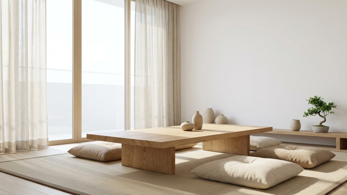 La règle des décorateurs japonais pour créer l'illusion d'espace dans un petit salon sans rien acheter