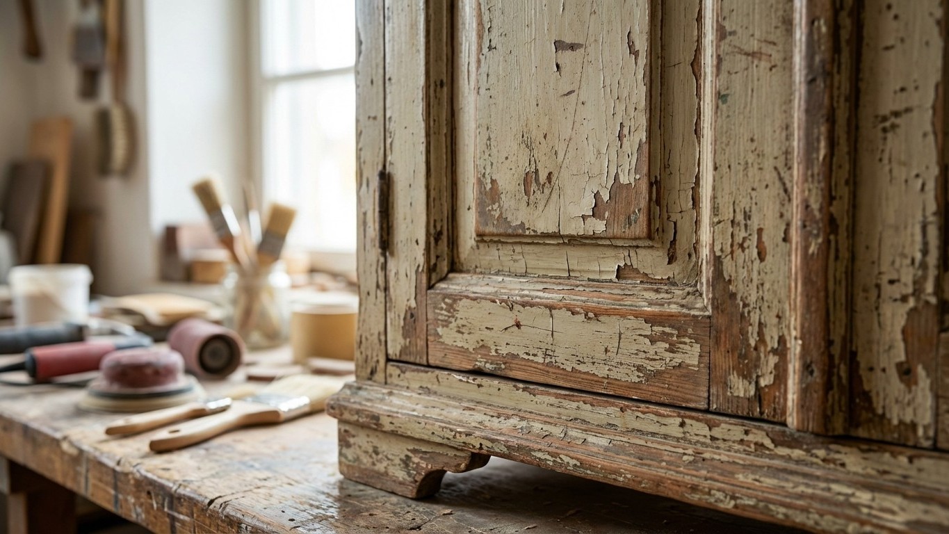 Avant de poncer ce vieux meuble chiné : ces 3 indices révèlent un danger invisible