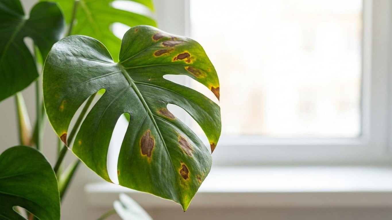 Ces taches sur les feuilles que tout le monde ignore révèlent un problème de lumière évident