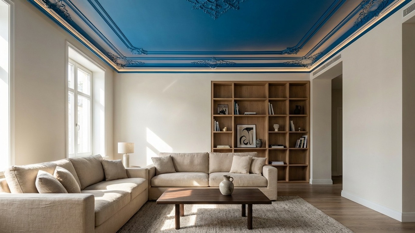 Donner un vrai style à ses plafonds : couleurs et matières faciles à poser pour changer sans gros travaux