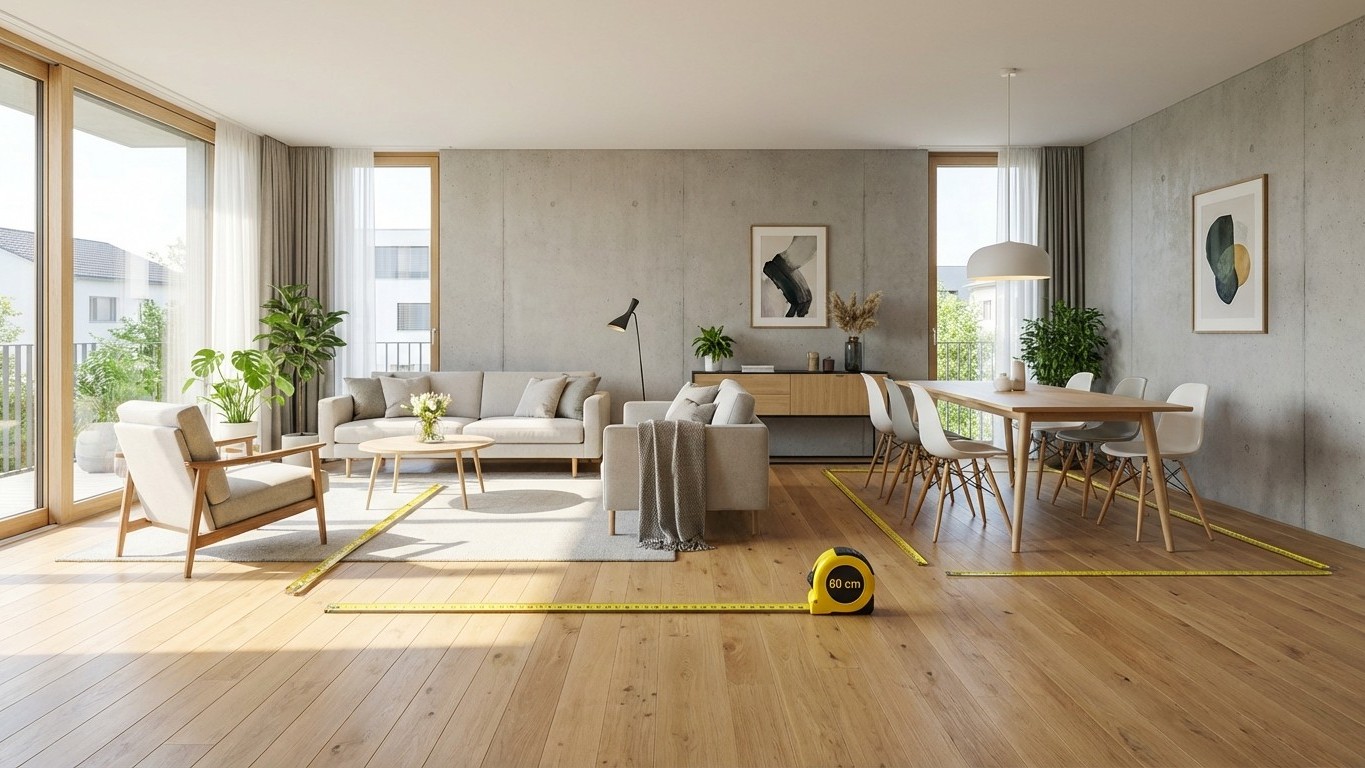 La règle des 60 cm que tous les architectes d'intérieur appliquent pour placer vos meubles sans erreur