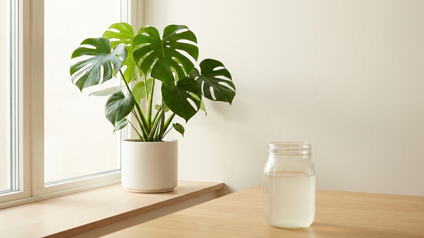 Ce déchet de cuisine que tout le monde jette booste vos plantes d'intérieur de 300% — je l'ai testé sur mon monstera