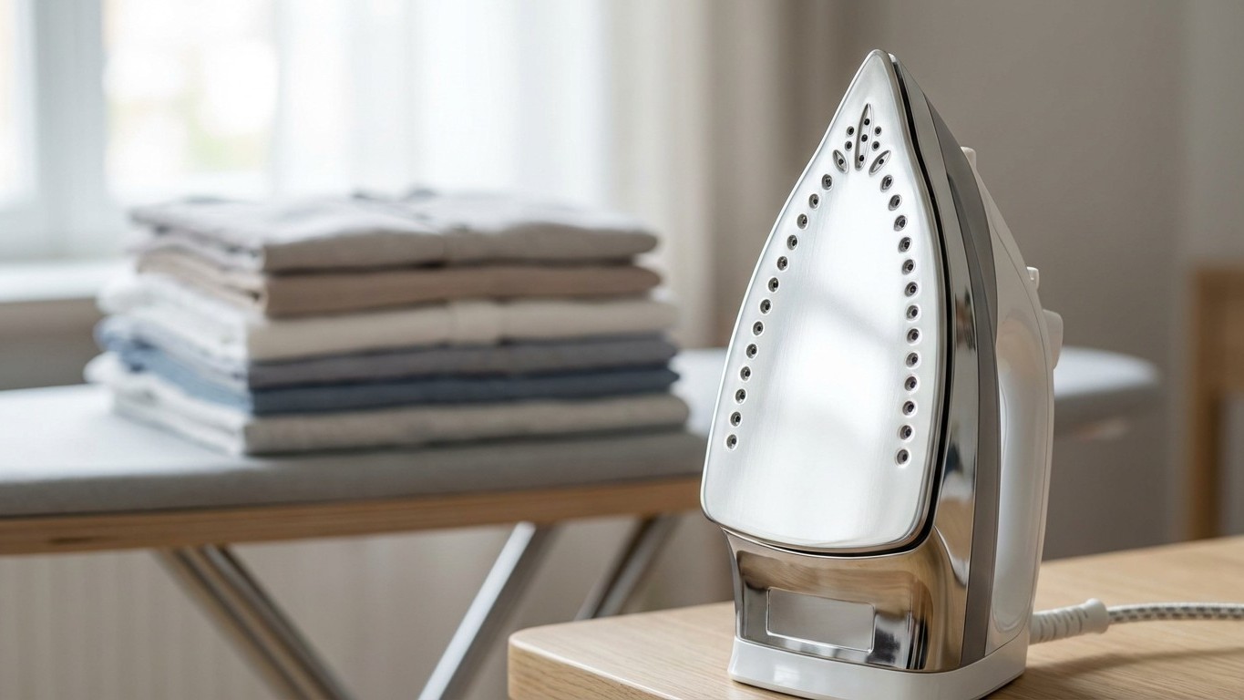 Ces traces brunes sur le linge après repassage : un seul geste les élimine pour de bon