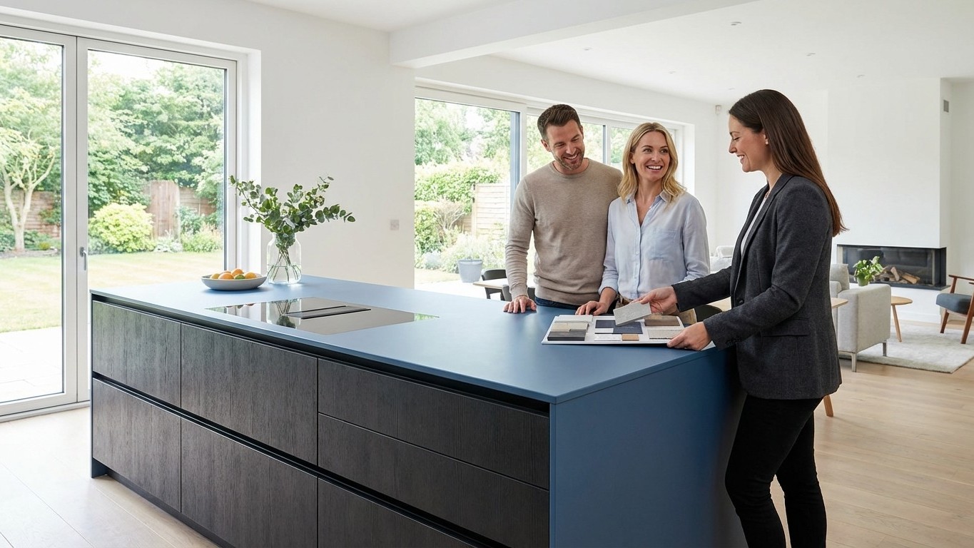 Cette matière nouvelle génération remplace le bois et le mélaminé dans les cuisines — architectes et designers l'adoptent ...