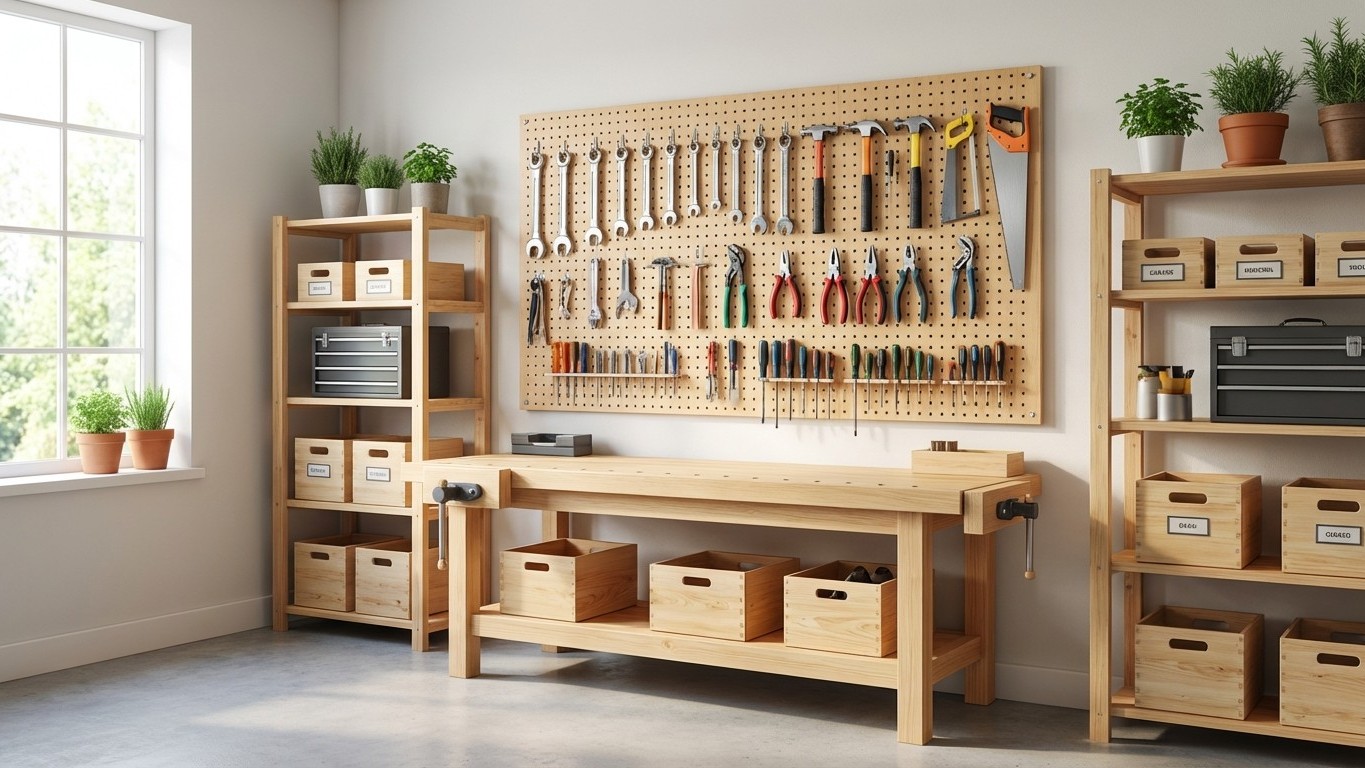 Fini les outils qui traînent : ce panneau DIY à 15 € transforme n'importe quel garage