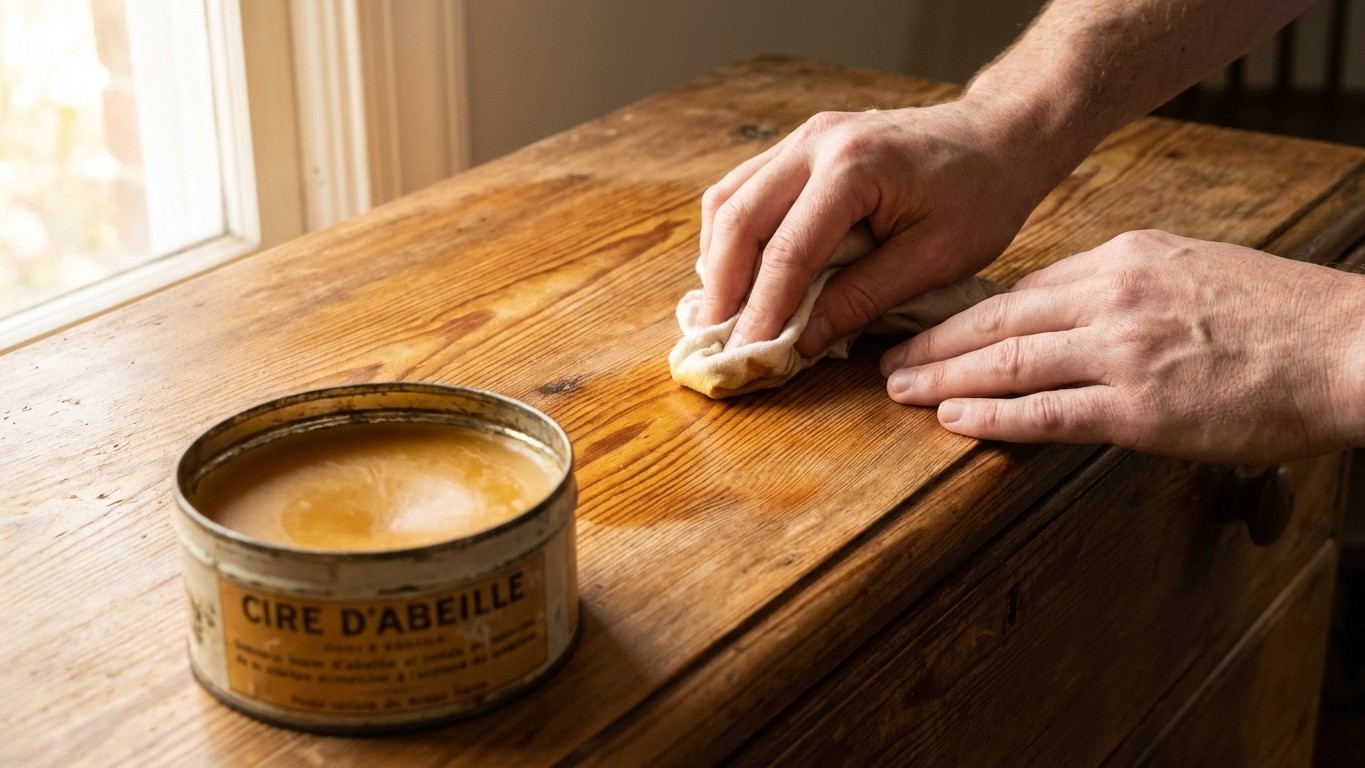 J'ai passé des années à poncer mes meubles : cette cire ancienne change tout