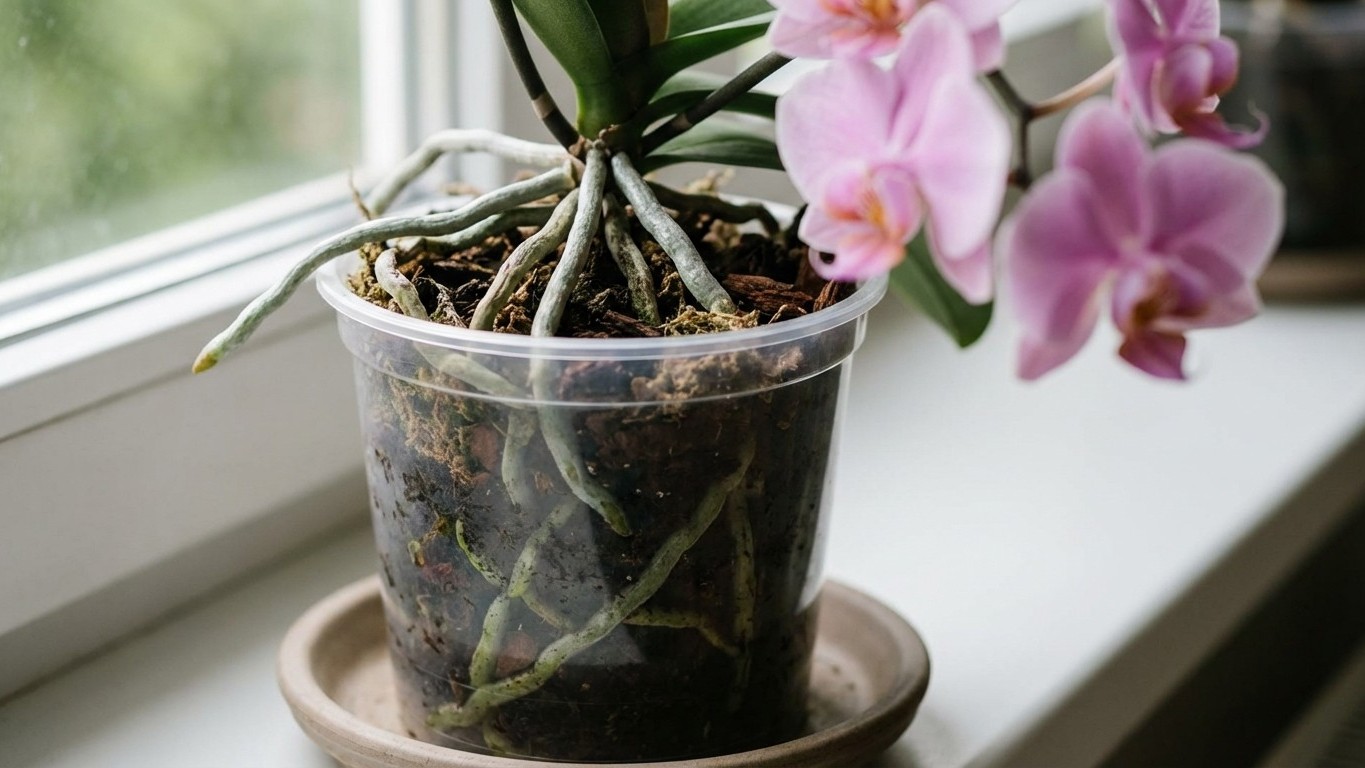 Je rempotais mes orchidées au mauvais moment : le jour où j'ai compris, tout a changé