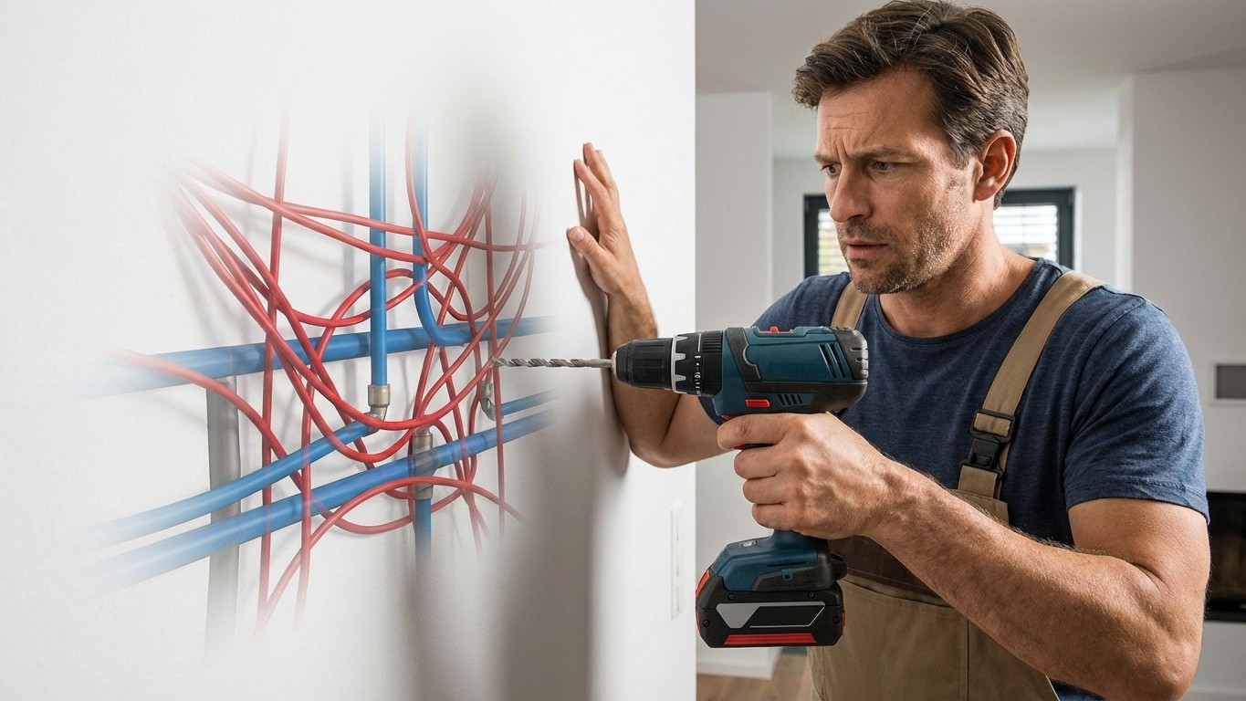 L'erreur que font 90% des gens en perçant un mur — et qui abîme tout