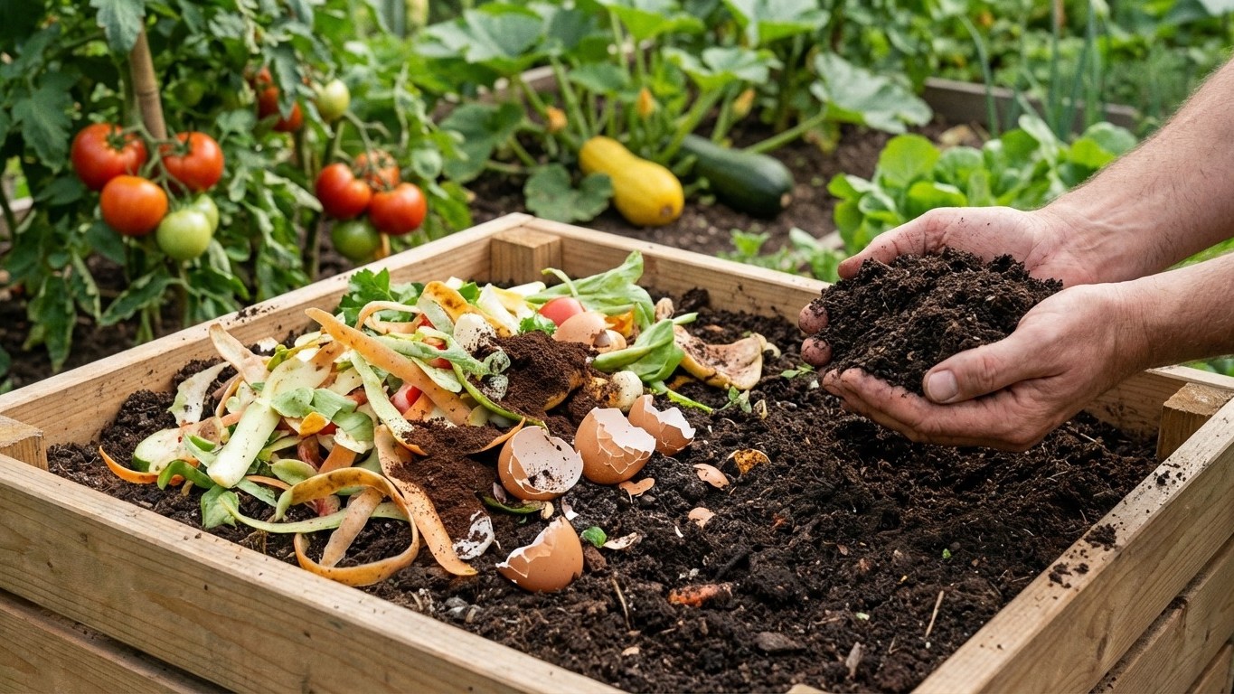 La technique des jardiniers pour transformer vos déchets de cuisine en engrais naturel et gratuit