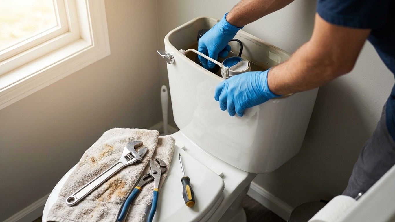 La technique des plombiers pour réparer une chasse d'eau qui fuit — sans appeler personne