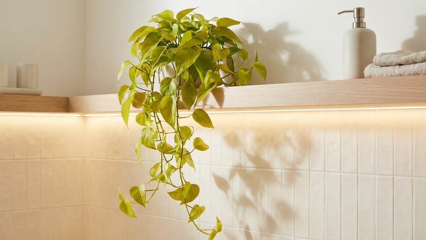 Ma salle de bain n'a aucune fenêtre : voici les 5 plantes qui y prospèrent depuis deux ans