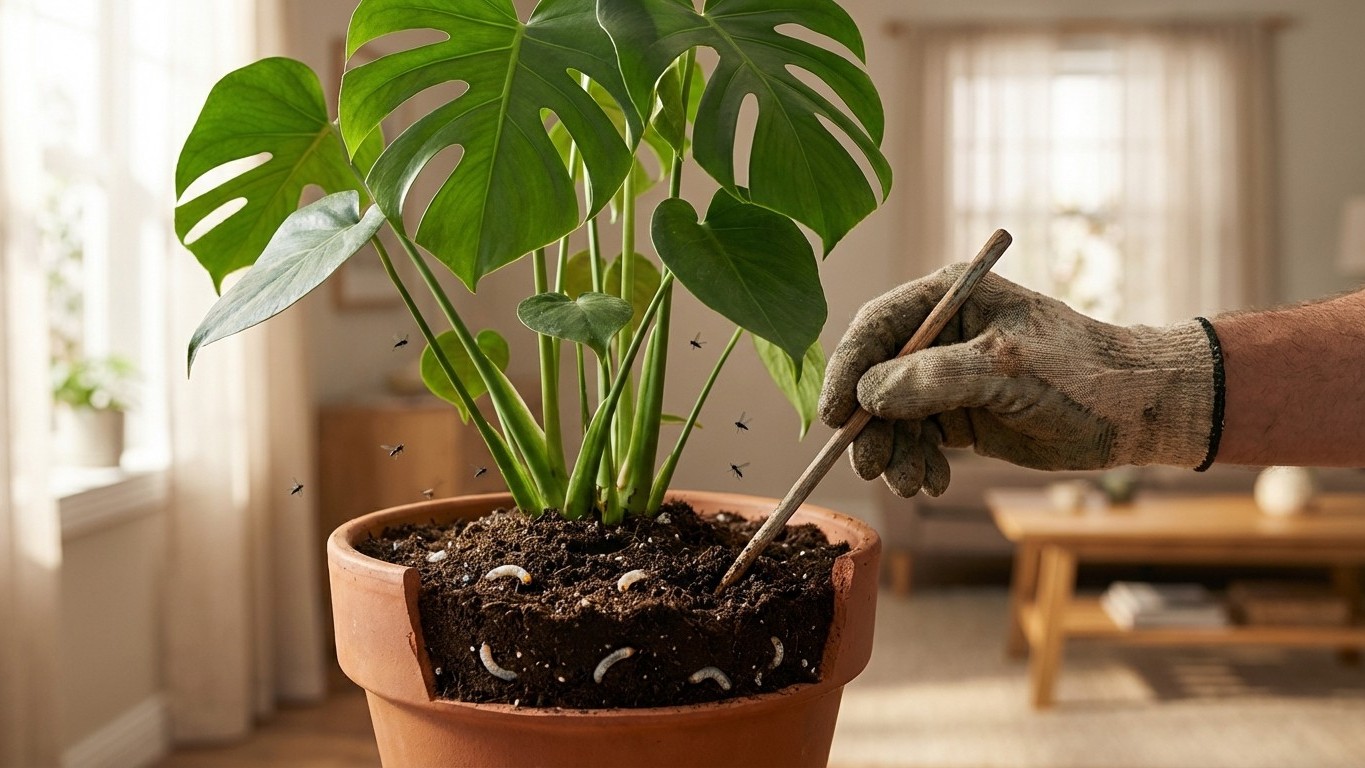 Moucherons dans le terreau : causes et solutions qui durent