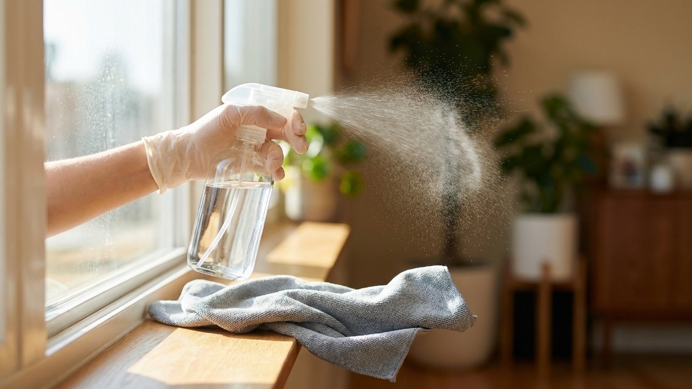 Nettoyer ses vitres sans traces : nos astuces au vinaigre blanc