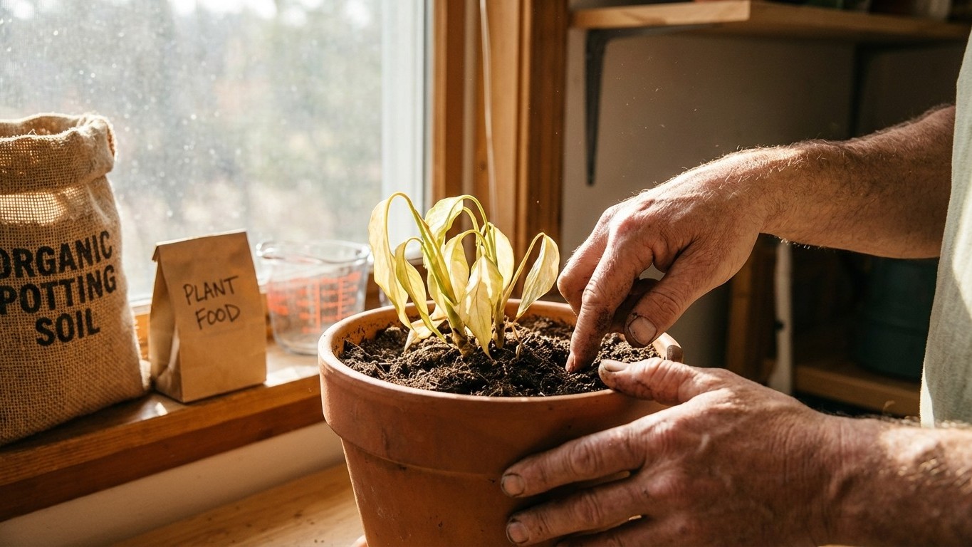 Ma plante d’intérieur ne pousse plus : lumière, pot, substrat, nutriments