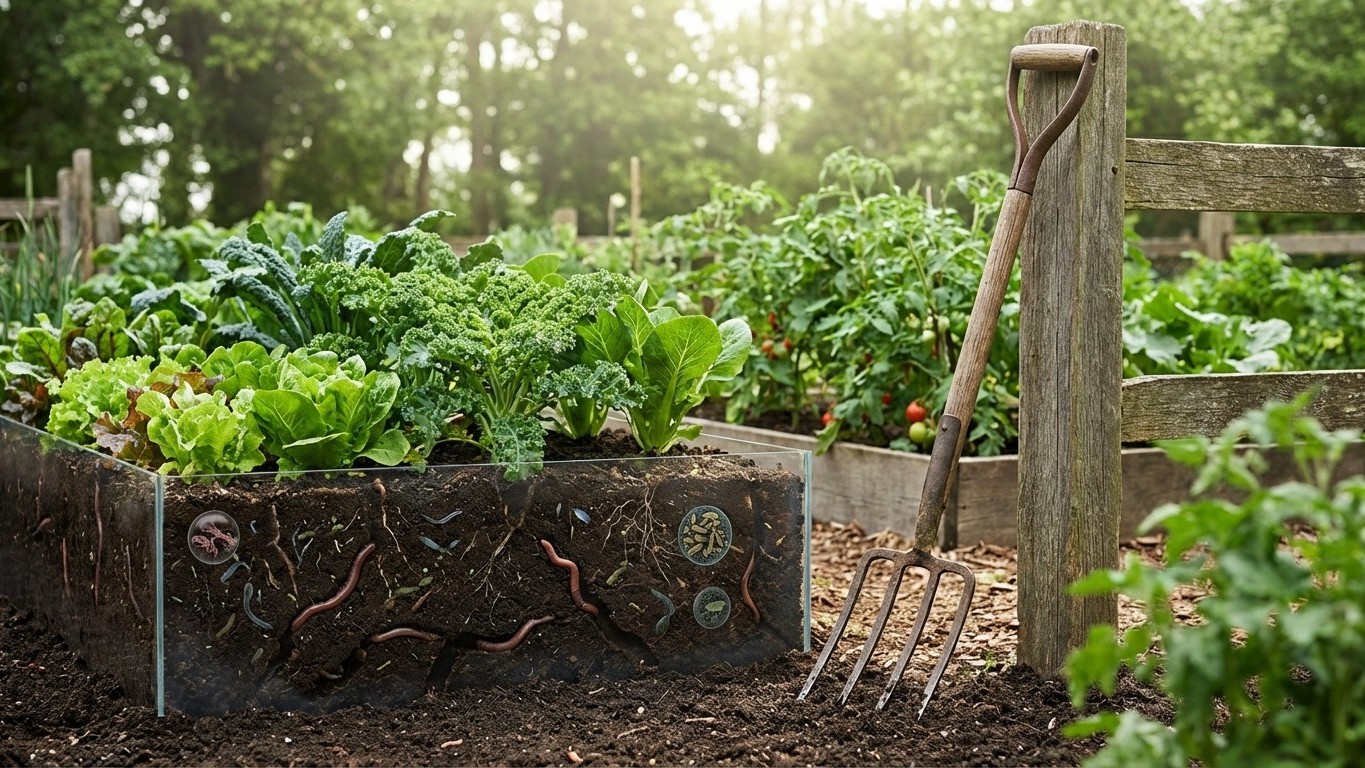 Pourquoi les anciens ne retournaient jamais la terre du potager (et comment ça booste vos récoltes !)