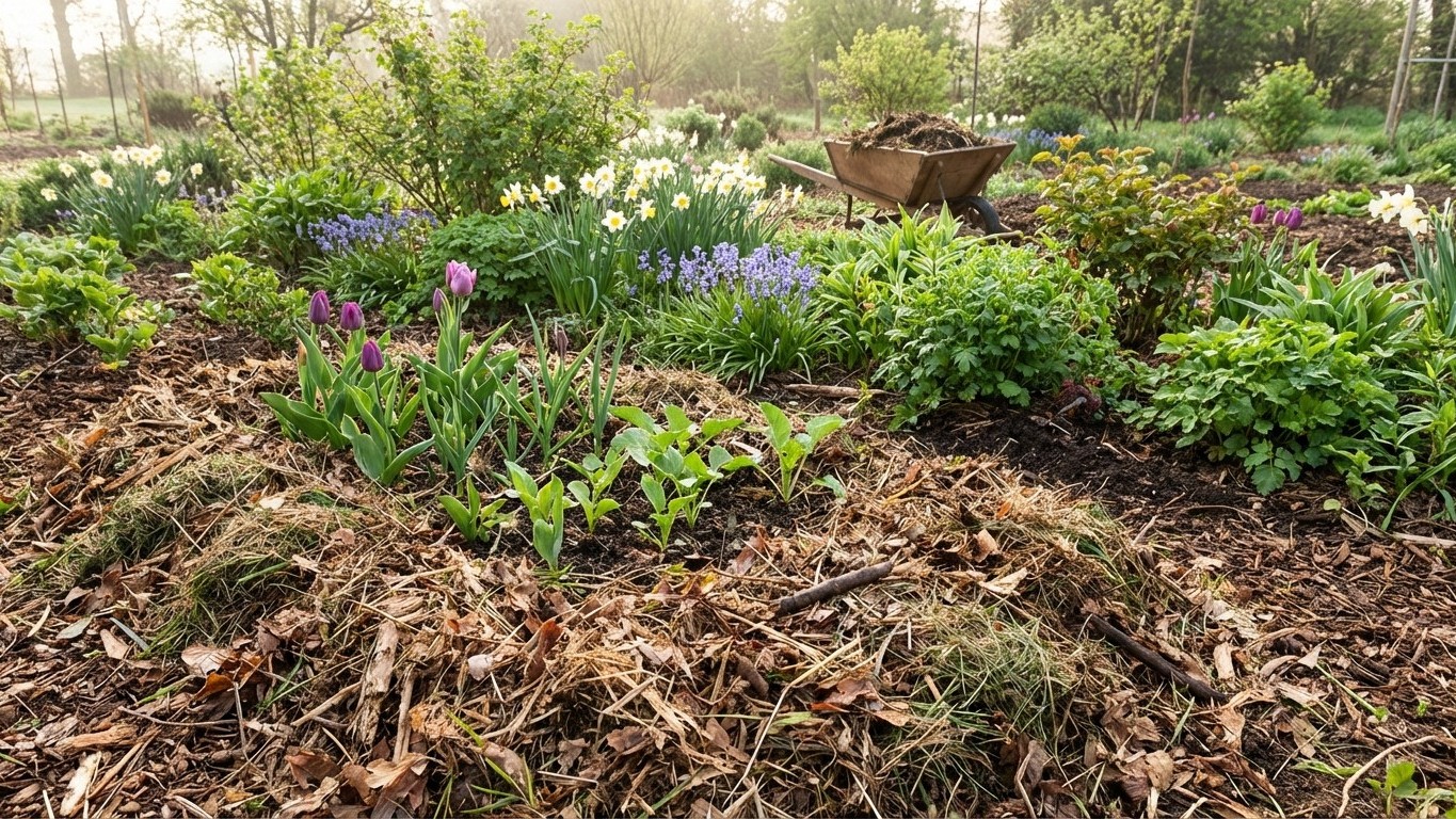 Recycler malin : ce déchet du jardin à utiliser en paillage pour booster vos plantations dès le printemps
