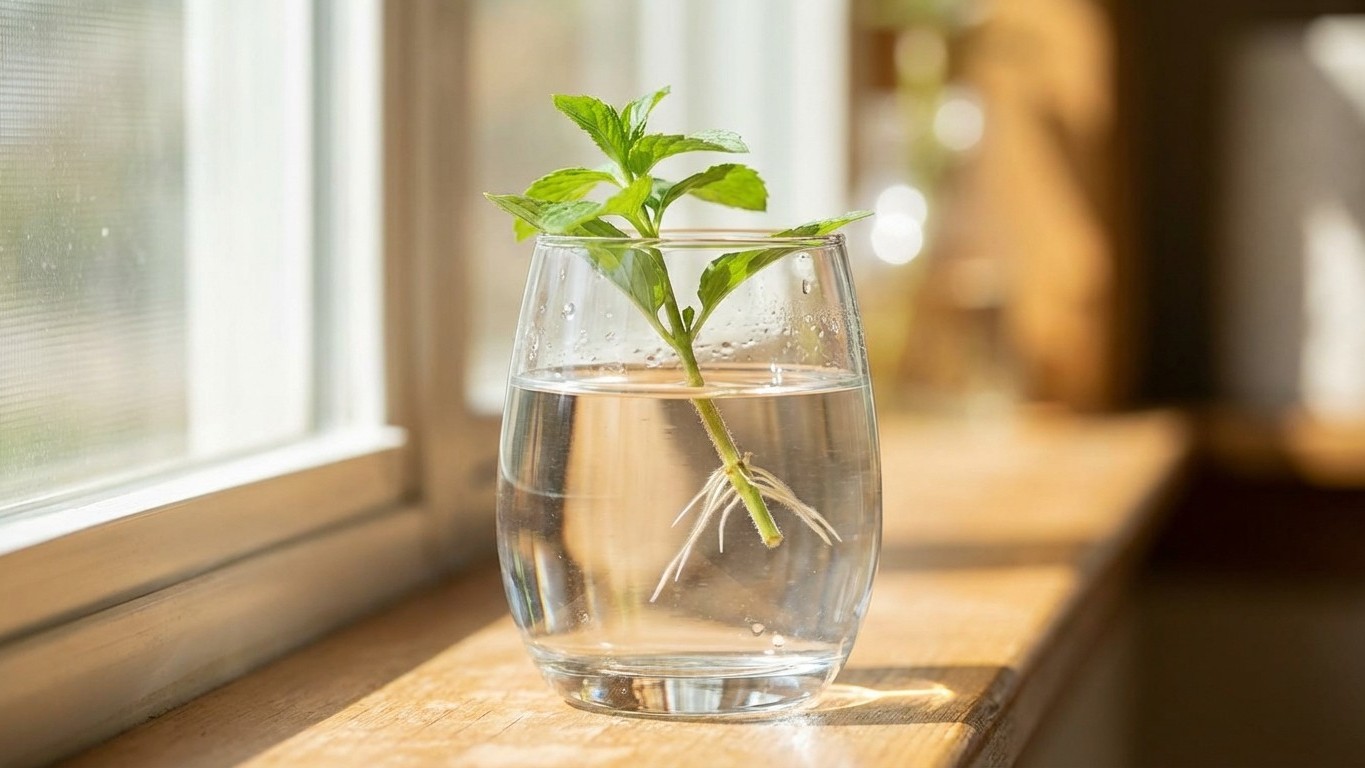 Un simple verre d'eau et une tige coupée : 8 plantes d'intérieur qui s'enracinent toutes seules