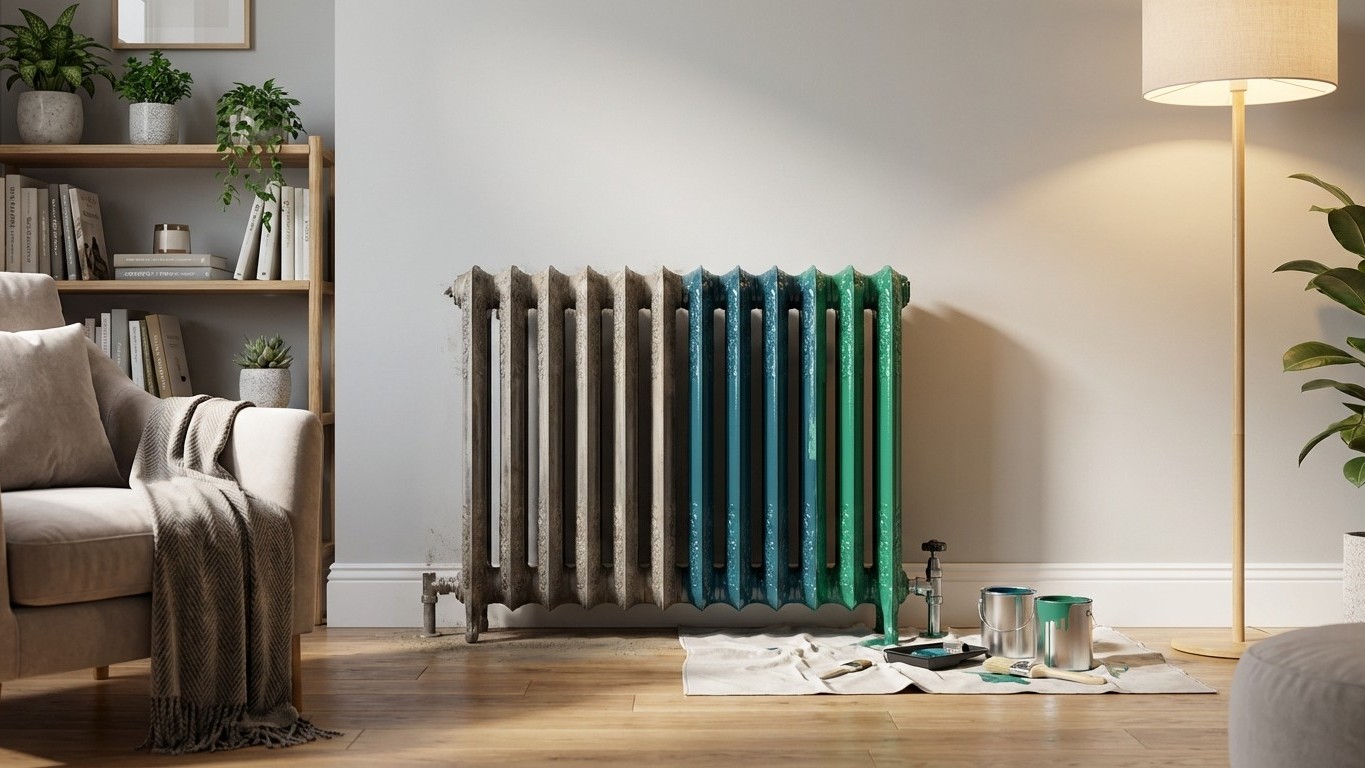 Votre vieux radiateur redevient canon : tuto DIY pour lui offrir une seconde vie sans tout démonter