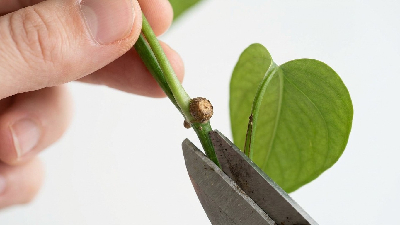 « Coupe juste sous ce point-là » : depuis qu'un fleuriste m'a montré où tailler mon pothos, j'en ai offert à tout l'immeuble