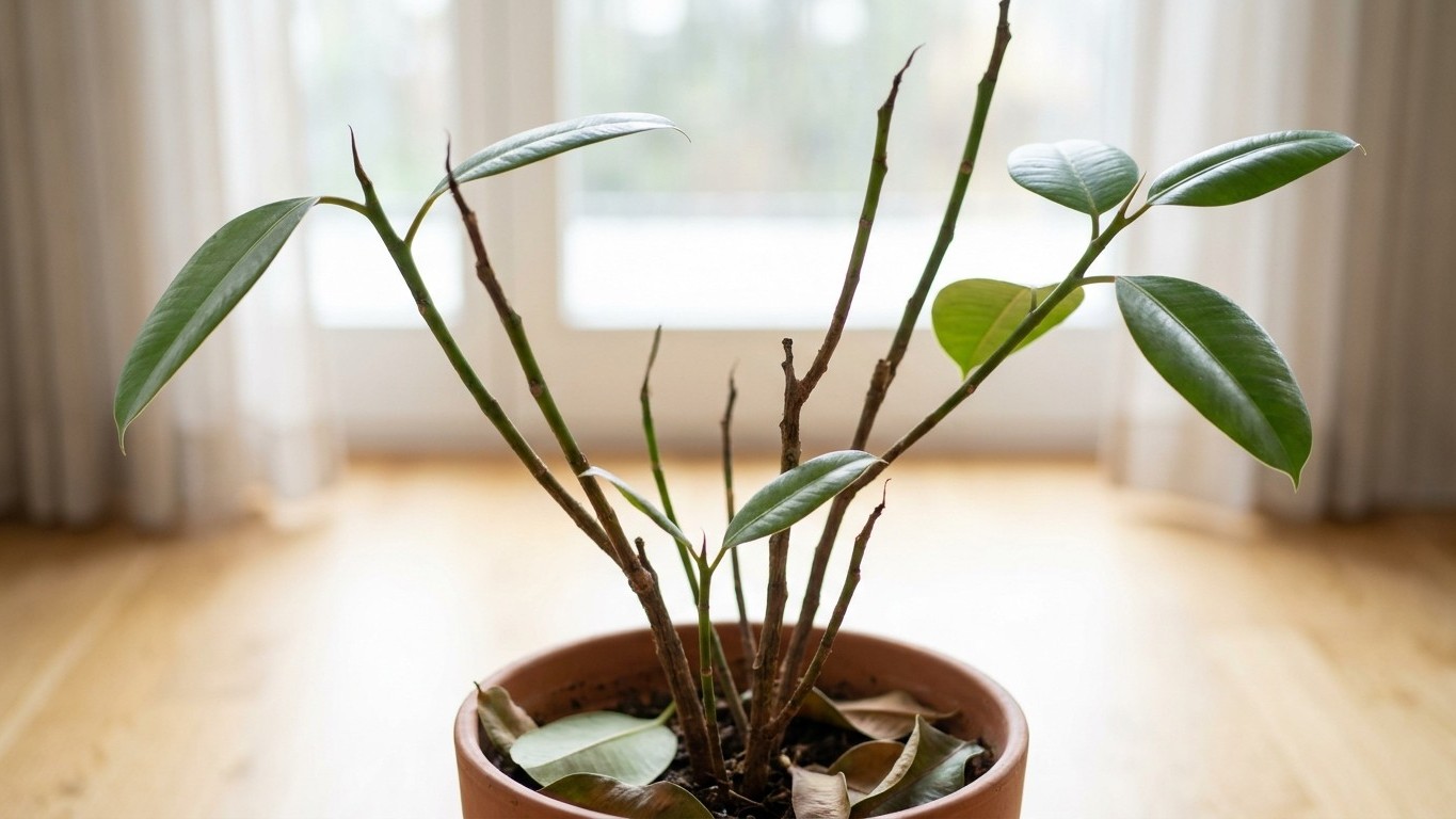 J'ai déplacé mon ficus d'un mètre ce printemps : en une semaine, il avait perdu un tiers de ses feuilles