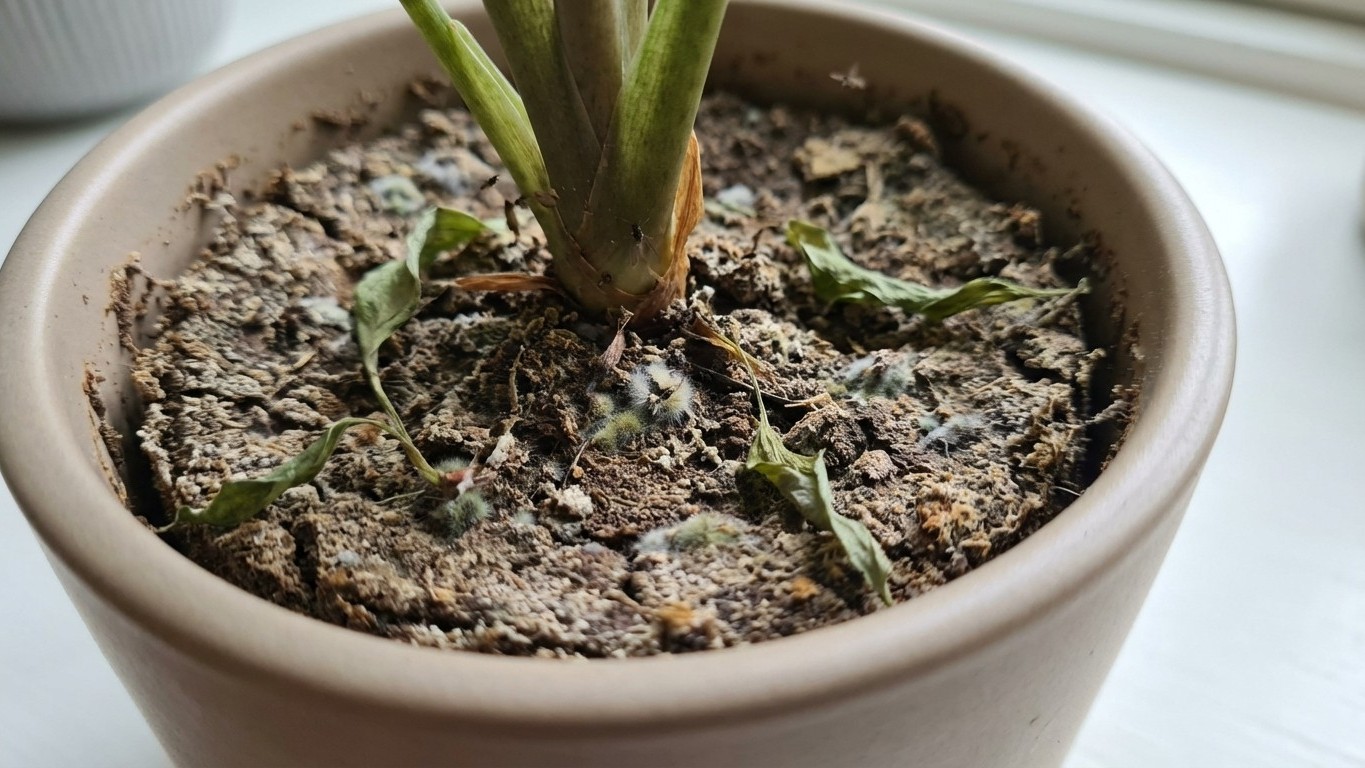 « Je pensais bien faire » : voici ce que j'ai trouvé sous mes pots après un mois de marc de café sur la terre