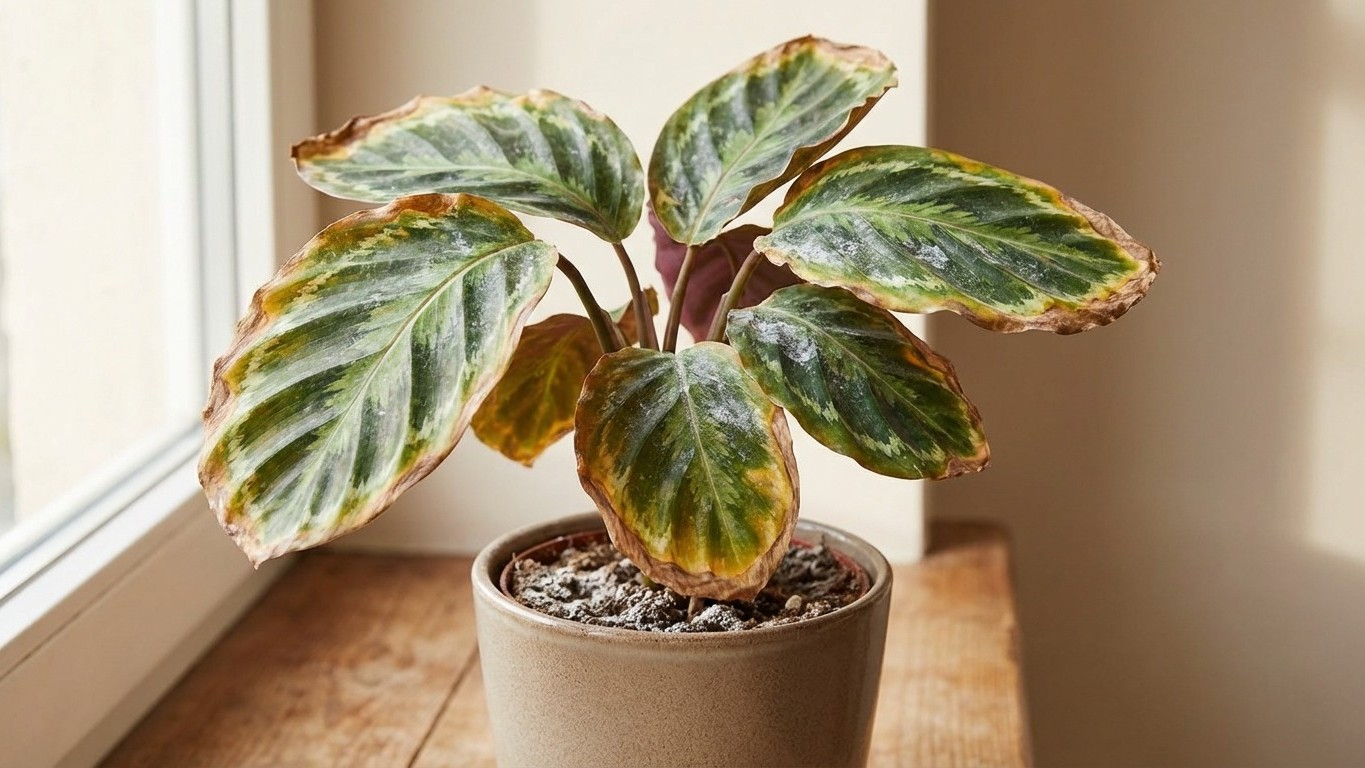Je vaporisais ma calathea tous les matins pour son bien : c'est exactement ce qui était en train de la tuer