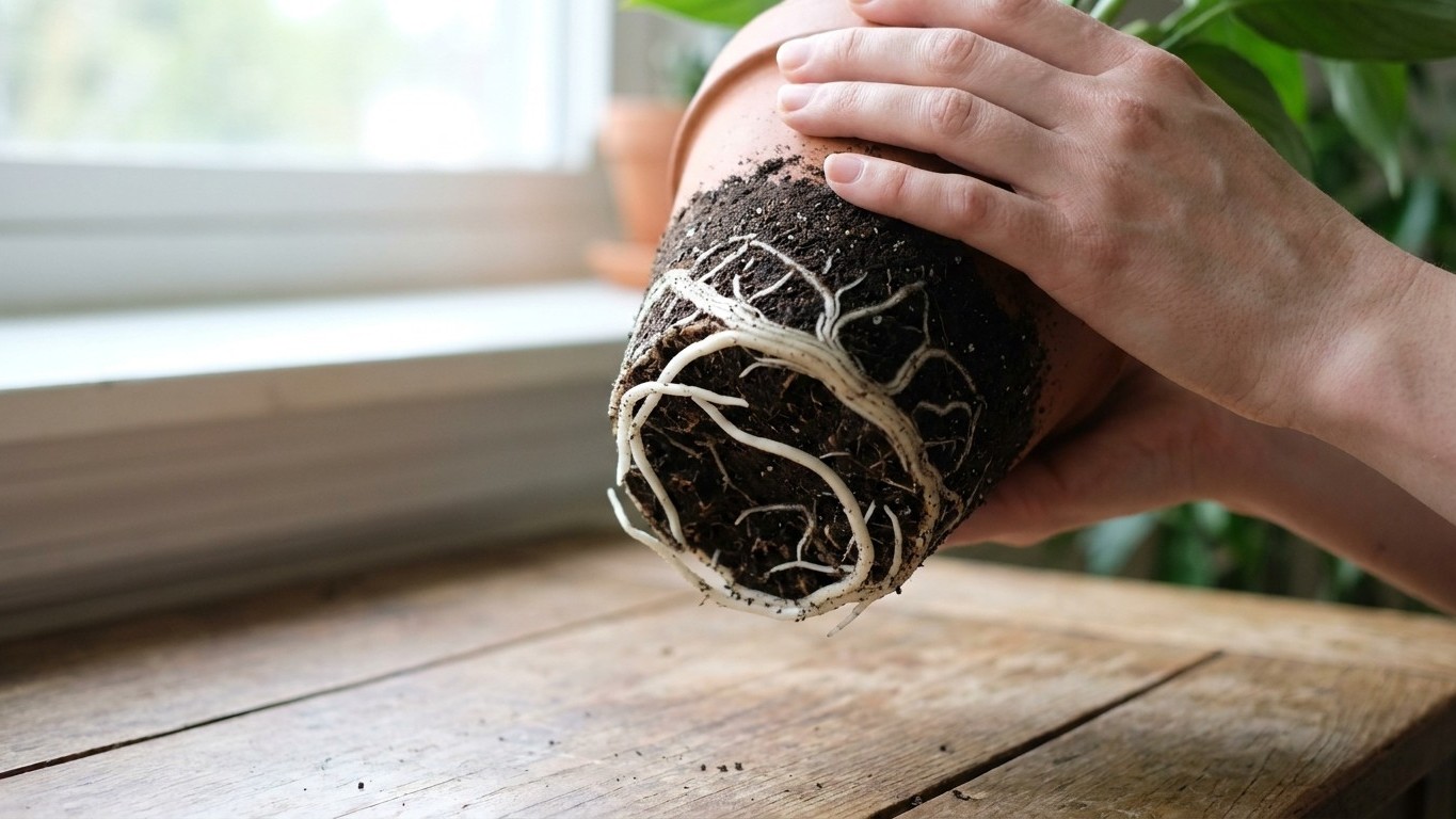 « Retourne ton pot et regarde » : un botaniste m'a montré ce que la lumière d'avril provoque sur les racines