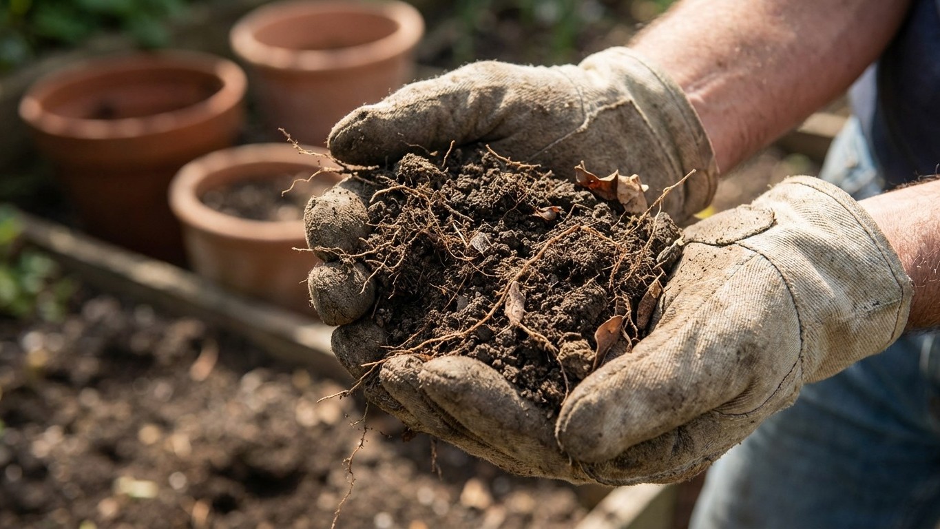 Si vos tomates cerises dépérissent dans le même pot que l'an dernier, regardez ce que leurs racines ont laissé dans la terre
