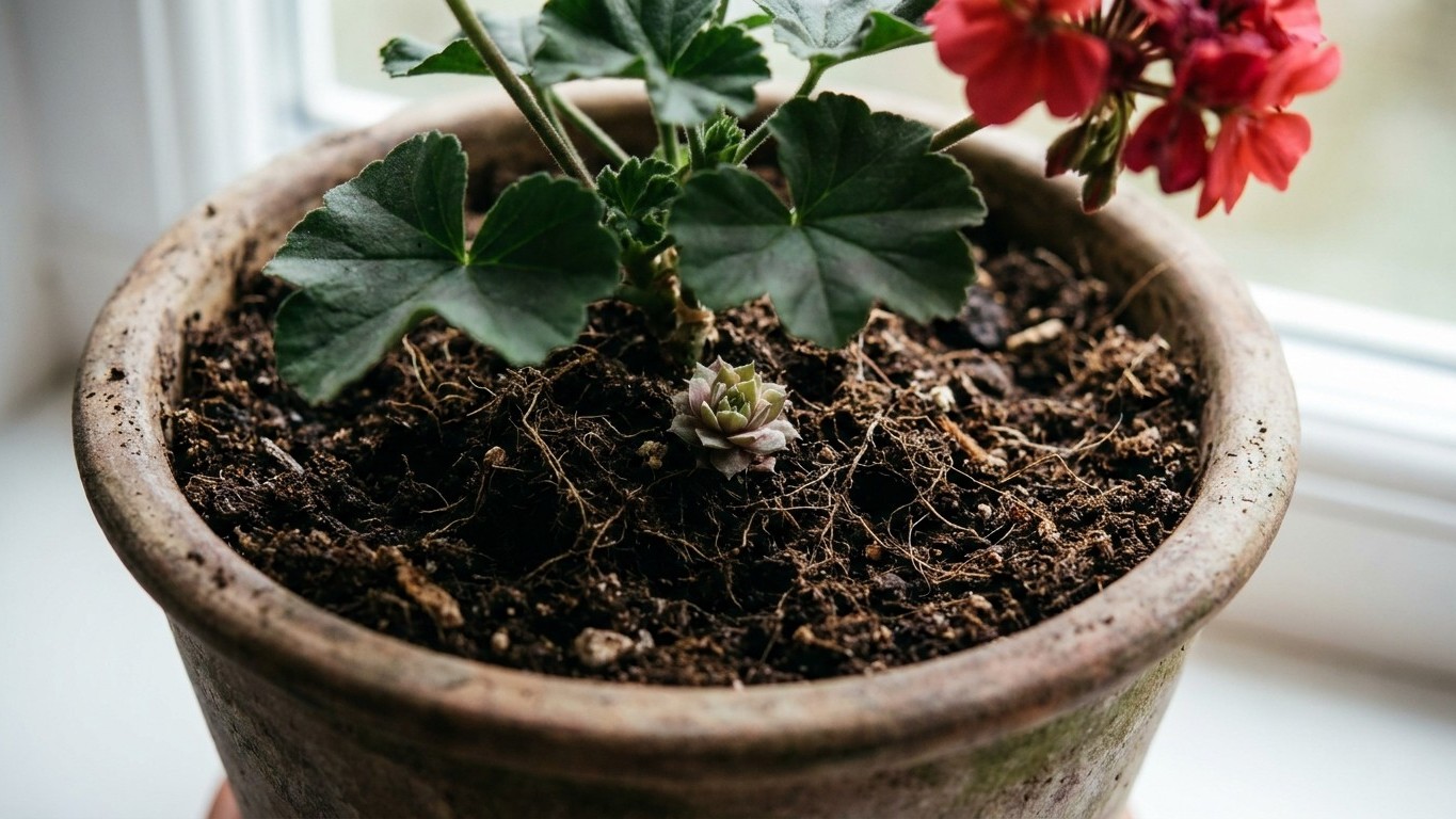 Chaque printemps, j'arrachais cette petite plante qui revenait dans mes pots : quand j'ai enfin laissé ses racines tranqui...