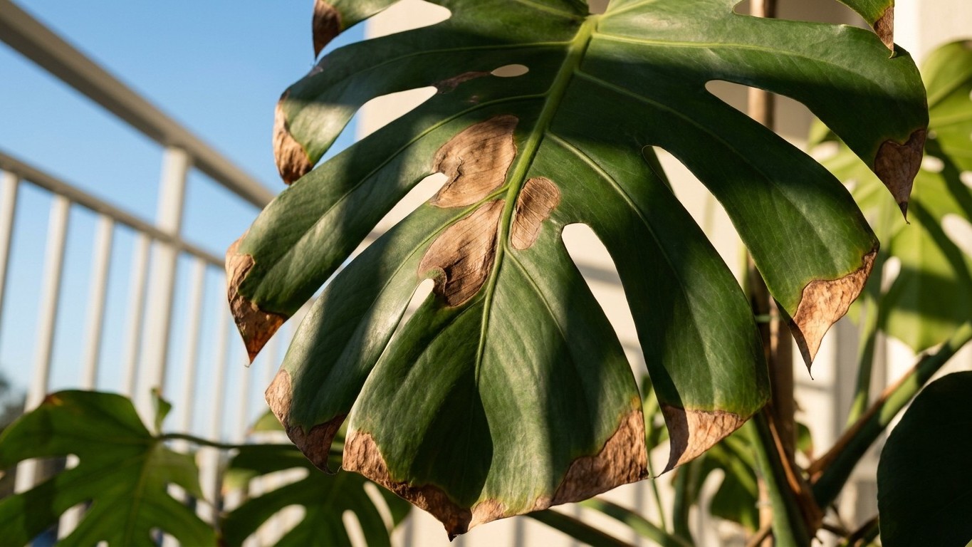 J'ai sorti mes plantes d'intérieur au balcon pour leur faire profiter du soleil : en rentrant le soir, j'ai compris pourqu...