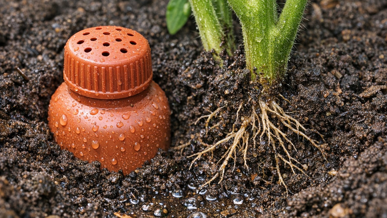 J'allais jeter cette bouteille récupérée dans la maison : le jour où je l'ai enterrée près de mes plantes, j'ai compris po...