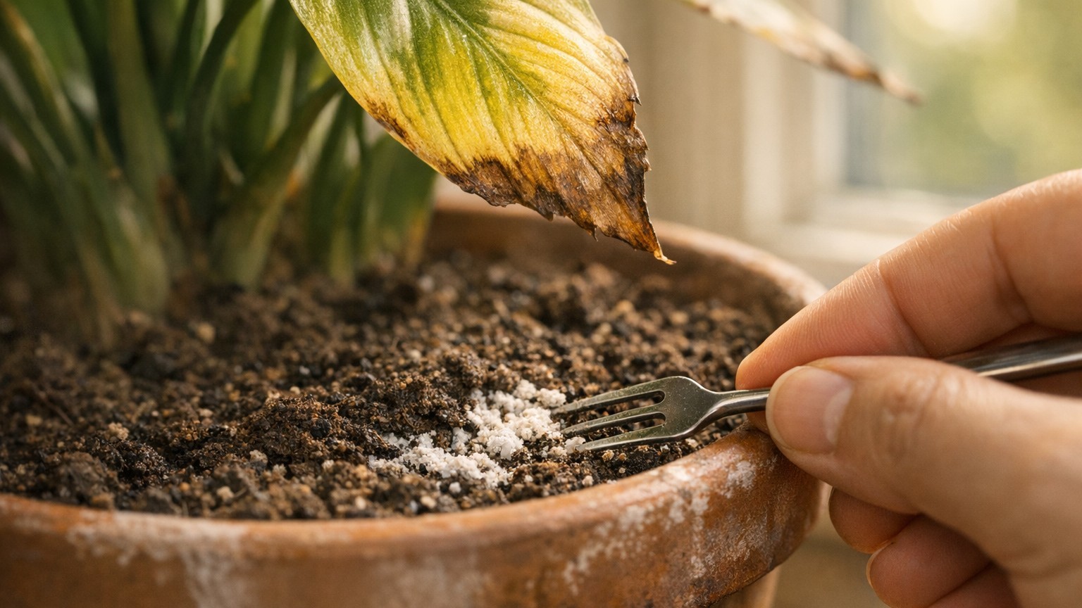 J'arrosais mes plantes au robinet depuis des années : le jour où j'ai gratté la surface du terreau, j'ai compris d'où vena...
