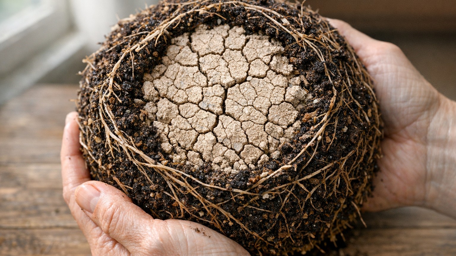 J'arrosais mes plantes tous les jours sans rien changer : le jour où j'ai sorti la motte du pot, j'ai compris pourquoi la ...