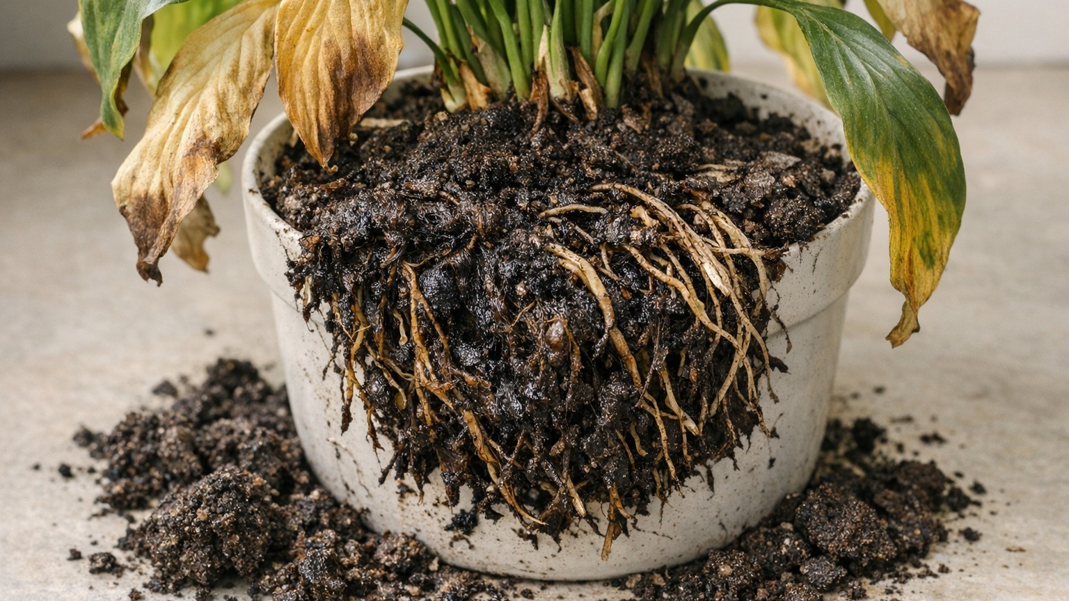 J'enterrais des bouteilles en verre sous mes plantes d'intérieur comme une vieille astuce de grand-mère : trois semaines a...