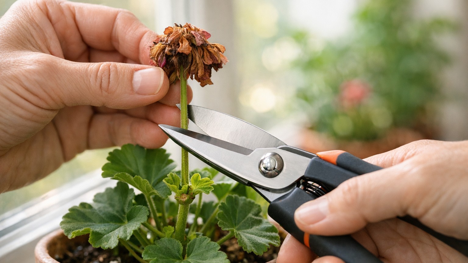 Je laissais les fleurs fanées de mes plantes d'intérieur sans jamais y toucher : le jour où une horticultrice a fait un ge...