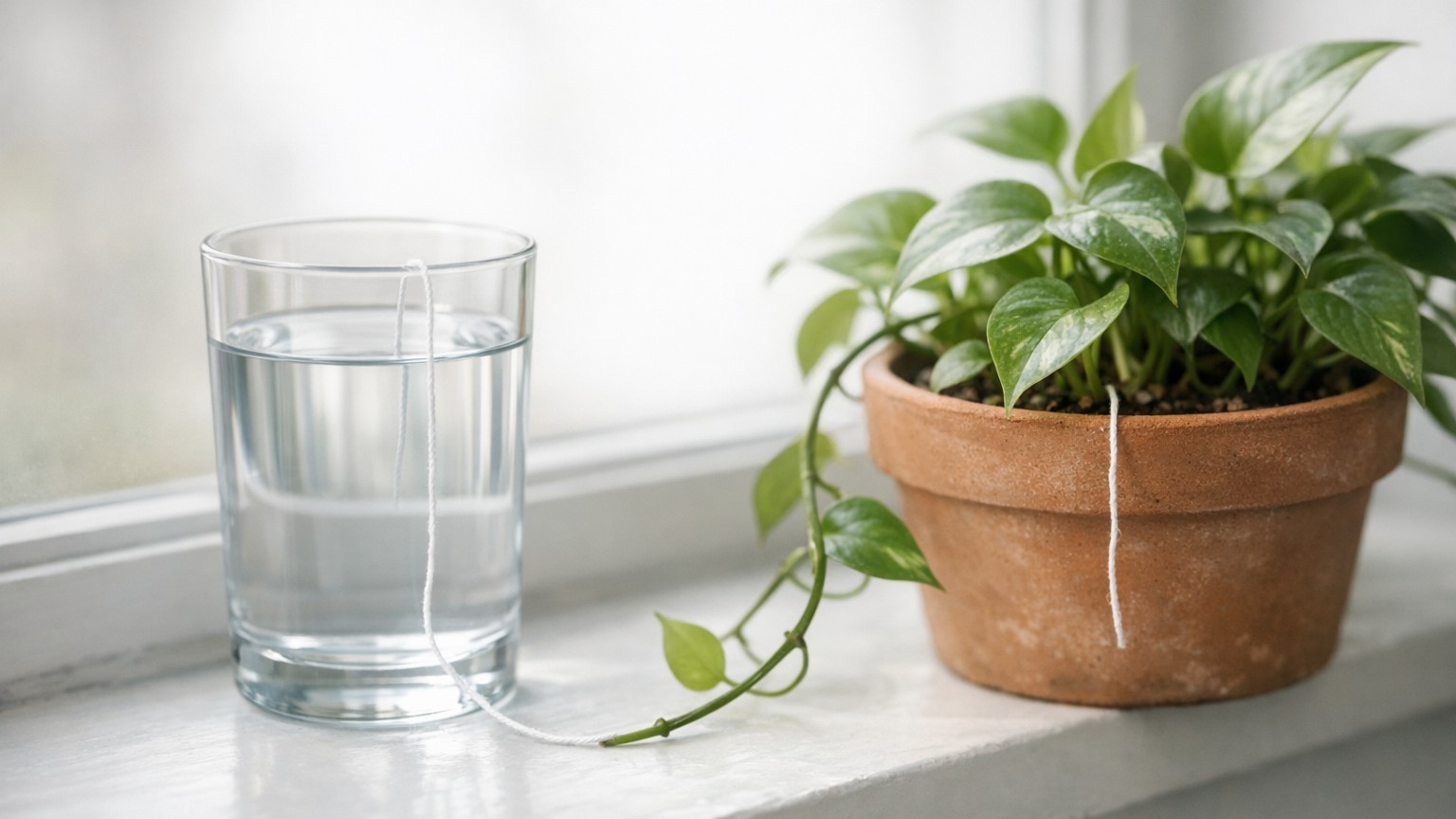 Les anciens reliaient toujours un fil de coton à un verre d’eau avant de partir en vacances : la raison oubliée refait sur...