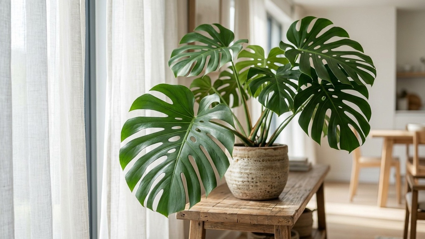 Mes feuilles de Monstera restaient pleines sans la moindre fente depuis des mois : le jour où je l'ai rapprochée de la fen...