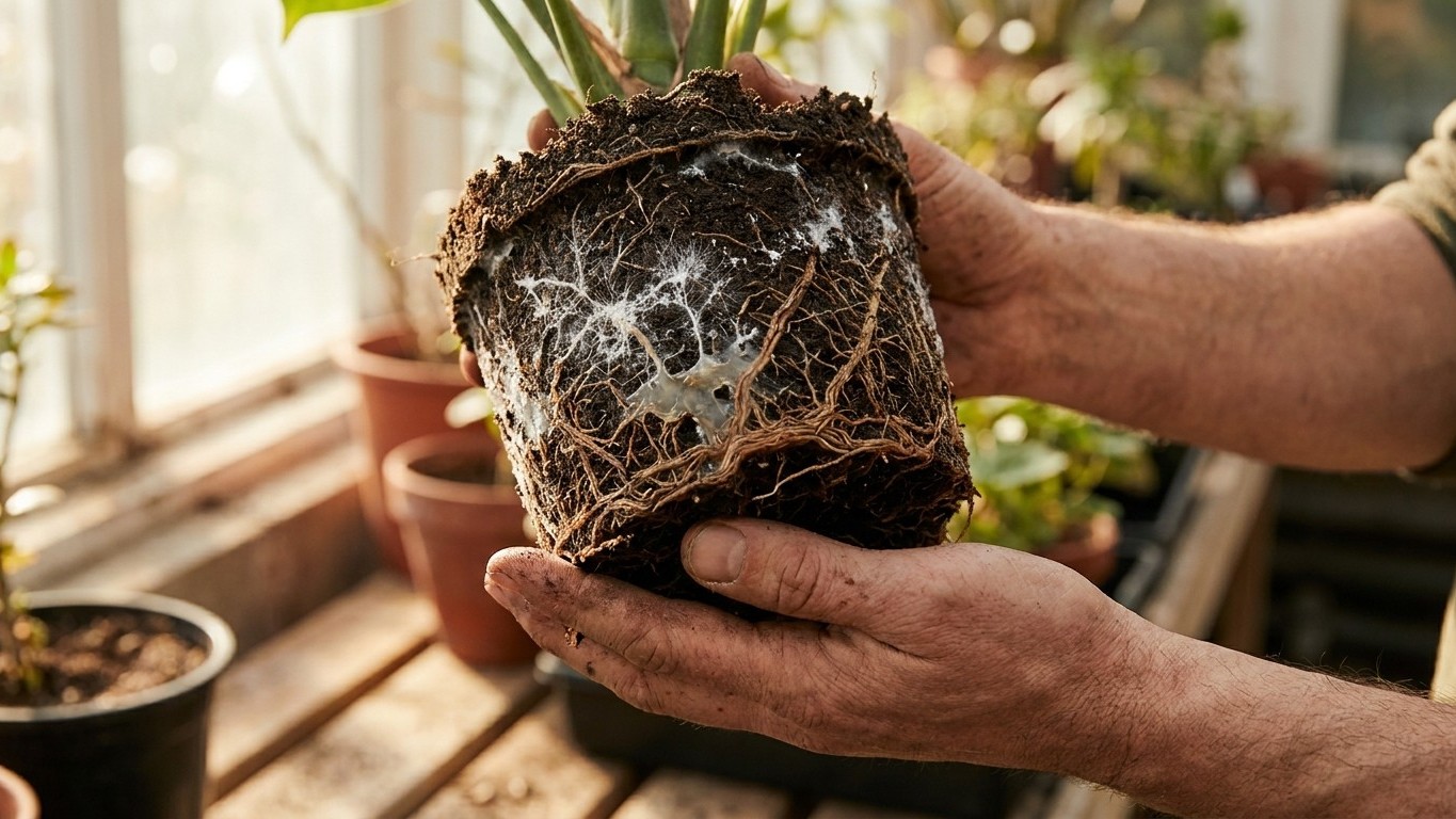 J'ai versé l'eau de cuisson de mes pâtes sur mes plantes juste pour ne pas gaspiller : le jour où j'ai sorti la motte du p...