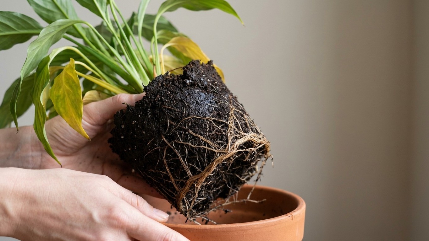 Je mettais des billes d'argile au fond de tous mes pots pour drainer : le jour où j'ai dépoté une plante moribonde, j'ai c...
