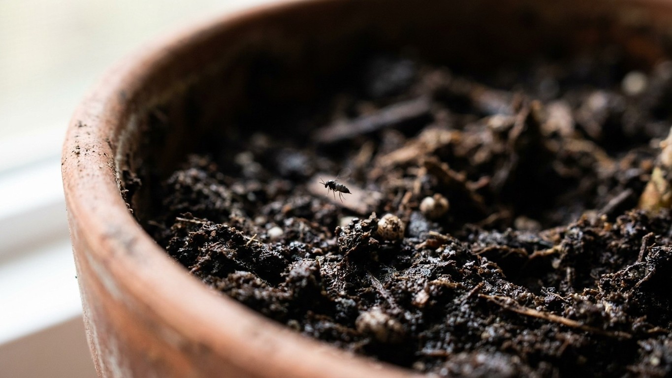 « Je pensais que c'était juste des moucherons de fruits » : pourquoi ces petites mouches au-dessus des pots pondent en réa...