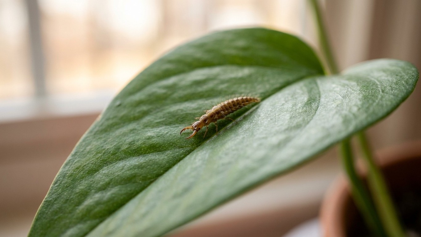 Je pensais que les auxiliaires du jardin s'arrêtaient à ma porte : le jour où j'ai repéré cette larve sur une feuille de m...