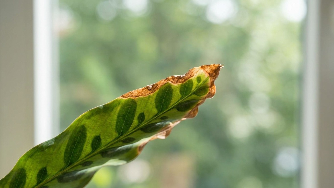 « Je pensais que mes calatheas manquaient d'eau » : pourquoi les pointes brunies en été sont un signal de la clim à prendr...