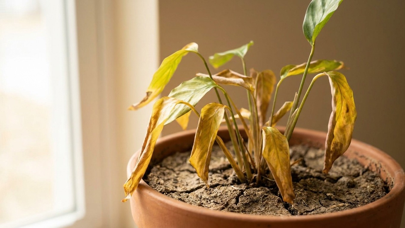 On s'obstine tous à arroser nos plantes dès que le terreau semble sec en surface : ce geste d'une seconde nourrit pourtant...