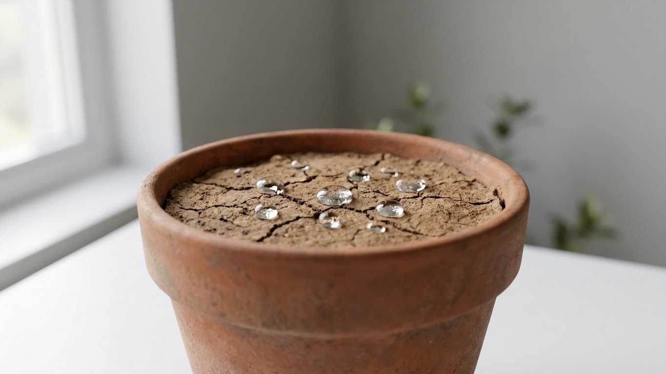 On s'obstine tous à arroser plus quand une plante se dessèche : ce phénomène invisible dans le terreau fait pourtant filer...