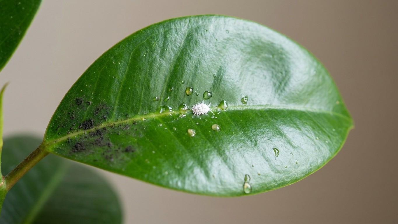 On s’obstine tous à gratter ces petits amas blancs à la main, alors que c’est ce film collant sur les feuilles qui décide ...