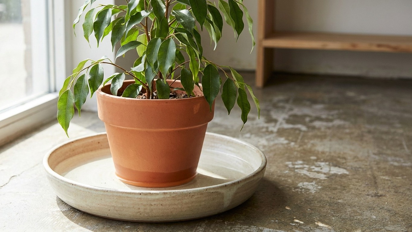 Fini l'eau qui ressort aussitôt par le trou de mon ficus : depuis que je change une seule chose avant l'arrosage, la motte...