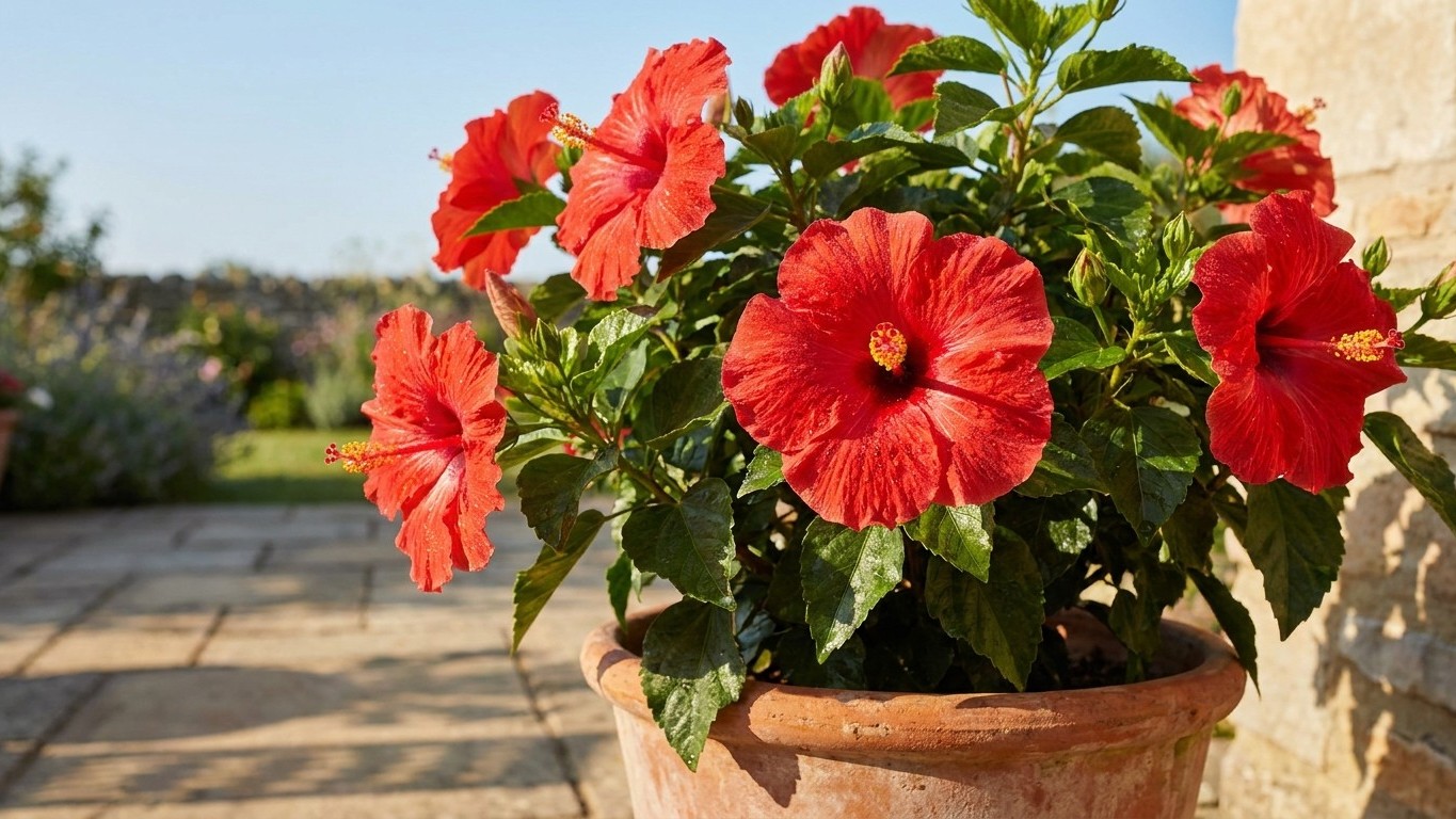 Fini les boutons d'hibiscus qui tombent avant de s'ouvrir : depuis que je change une seule chose aux heures chaudes, il fl...