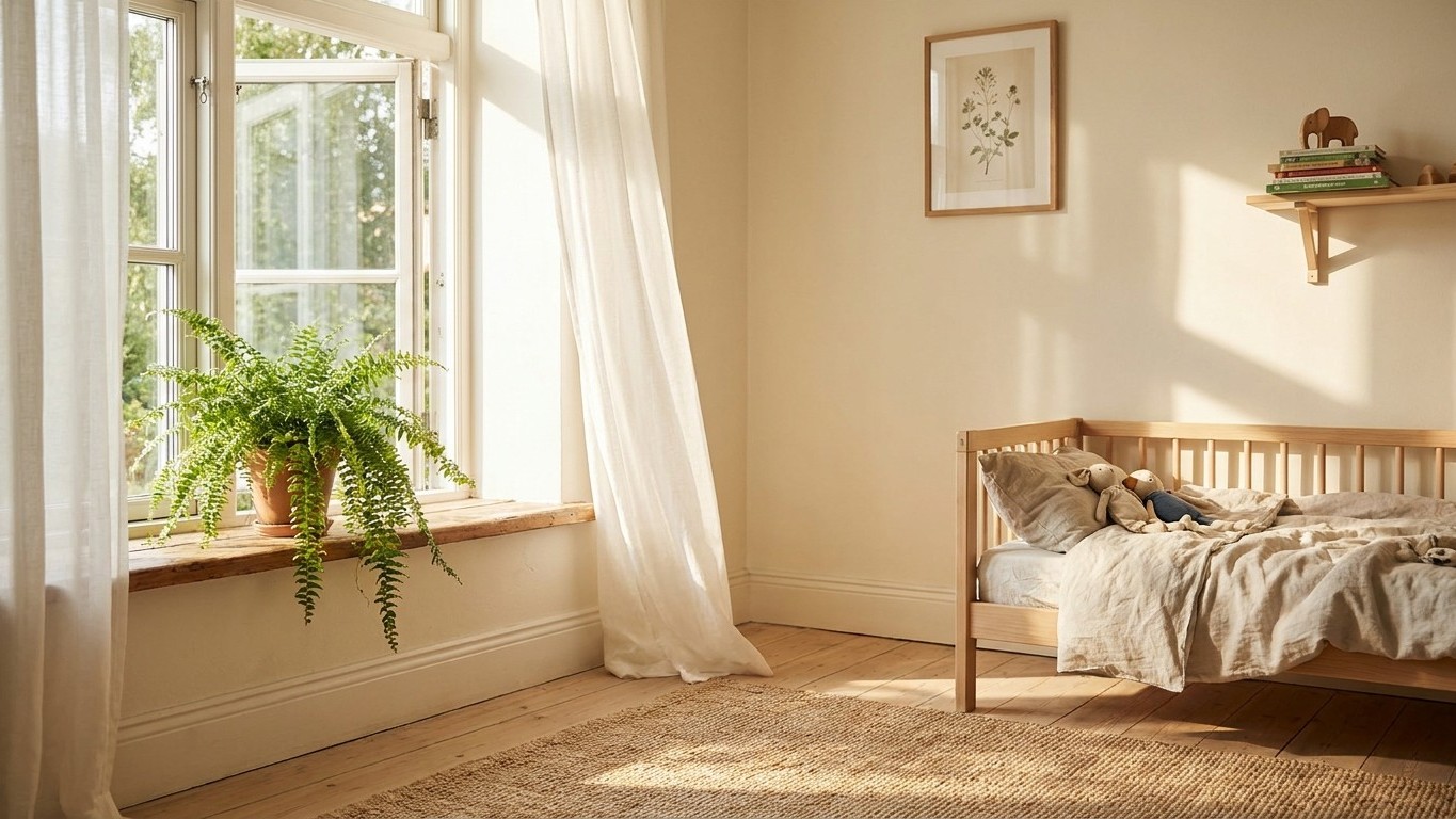 J'ai posé trois plantes vertes dans la chambre de mon fils juste pour purifier l'air : le matin où j'ai ouvert la fenêtre ...